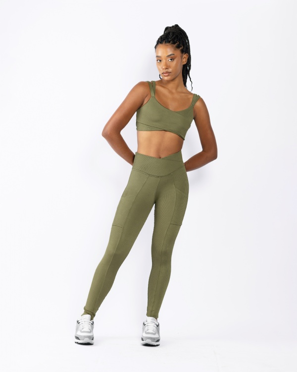 CONJUNTO VERDE XTREME VERDE CANELADO 