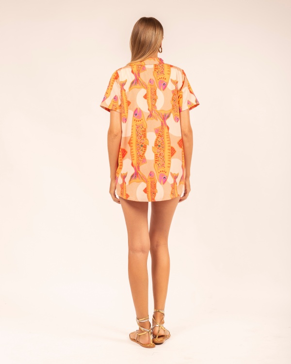 CAMISA BOTÃO PEIXE SER