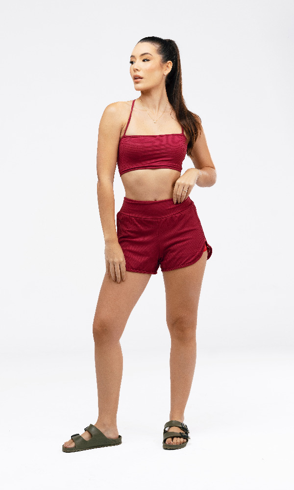 CONJUNTO SKIN VINHO BORDÔ