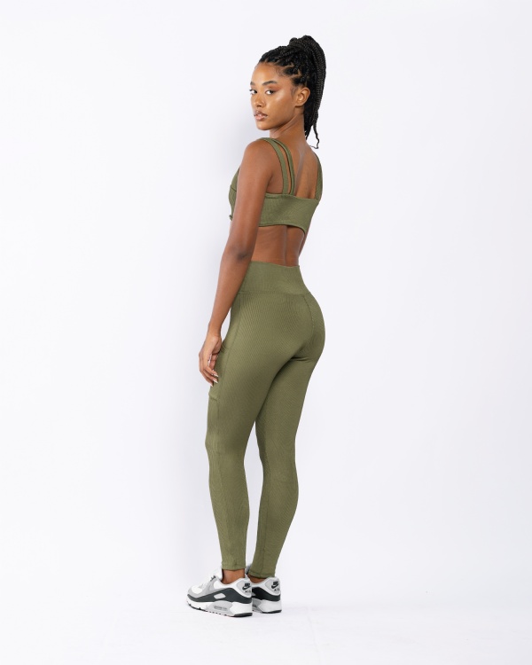 CONJUNTO VERDE XTREME VERDE CANELADO 