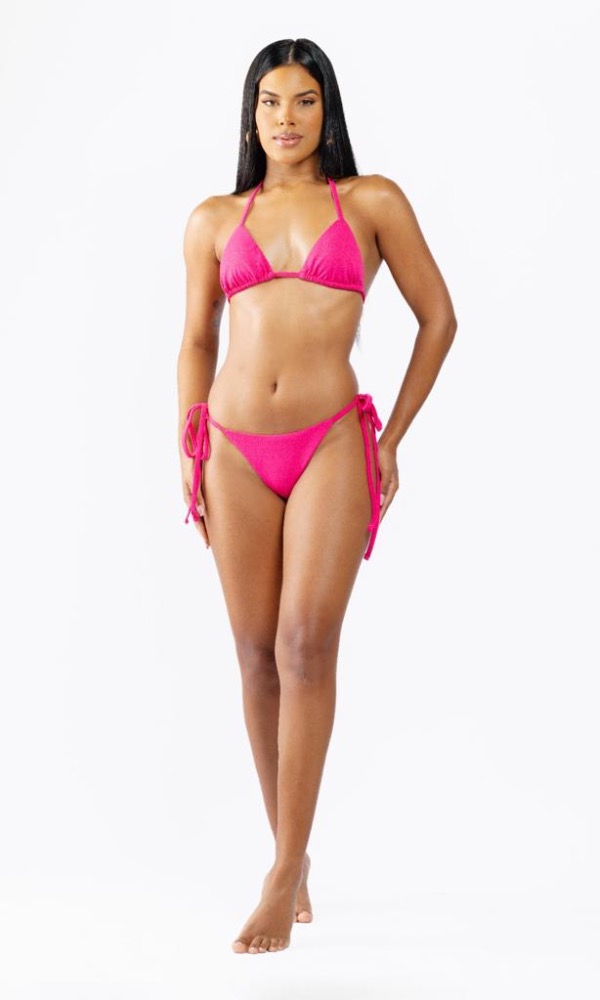 BIKINI CORTININHA ROSA 
