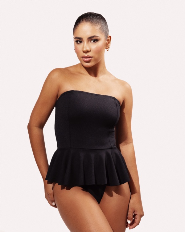 BODY BIA PRETO ATOALHADO 