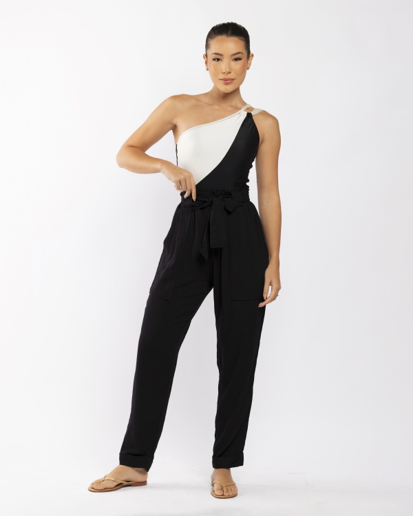 CALÇA CLOCHARD PRETA 