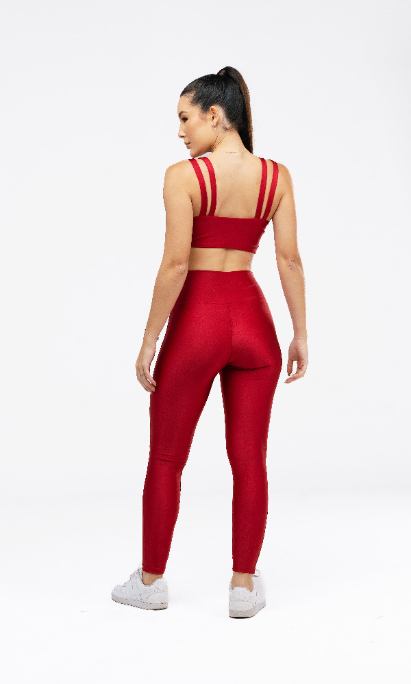 CONJUNTO XTREME CALÇA VINHO BORDÔ 