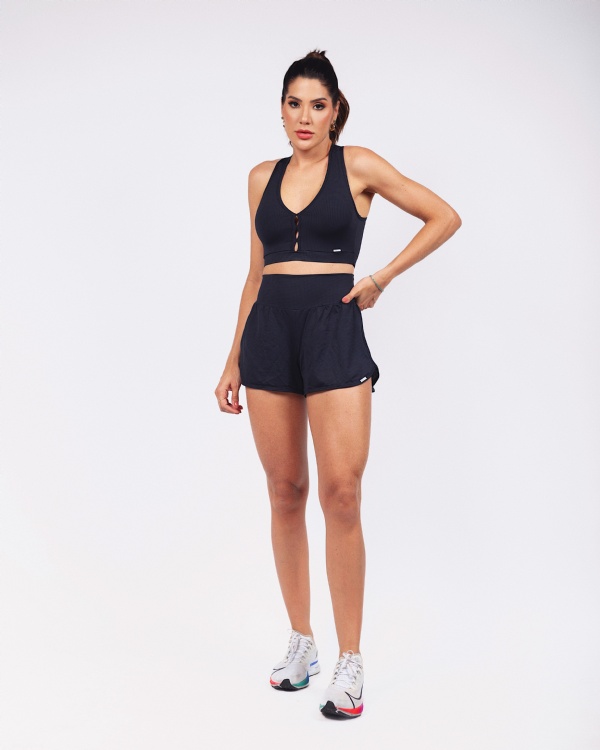 CONJUNTO LIFE PRETO DRY FIT