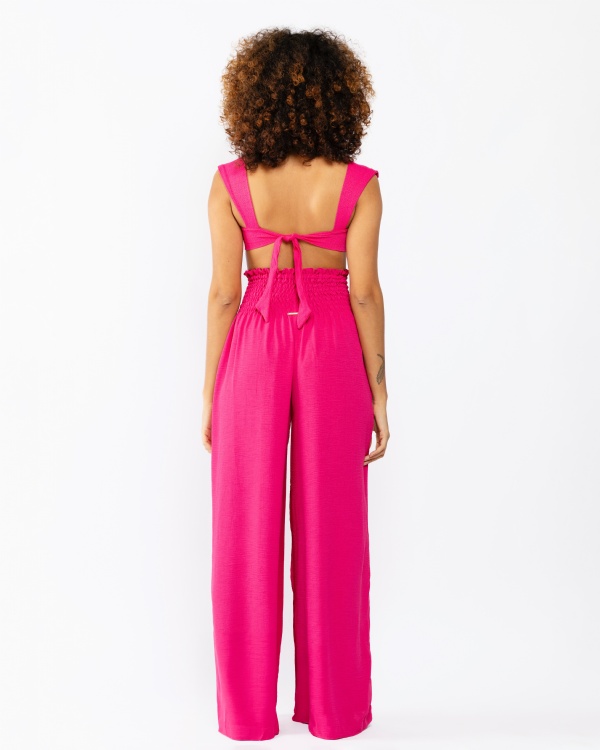 CALÇA LASTEX ROSA PINK 