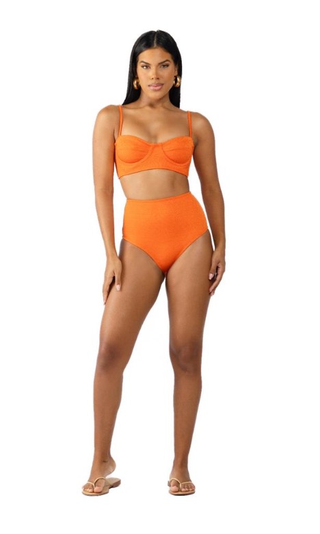 BIKINI AUDREY LARANJA FELPUDO 
