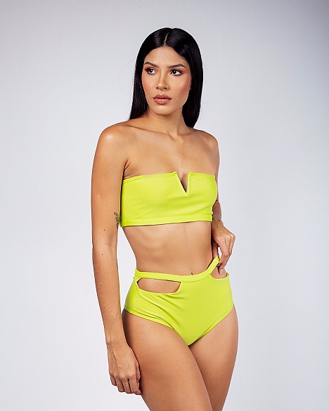 Bikini Hot Pants Recorte Lima