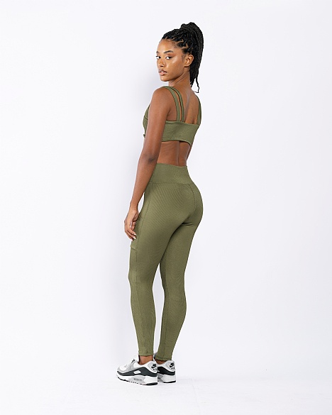 CONJUNTO VERDE XTREME VERDE CANELADO 