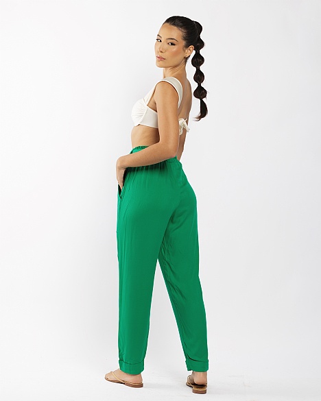 CALÇA CLOCHARD VERDE 