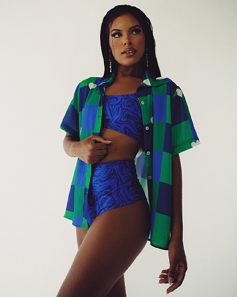 Camisa Botão Quadros