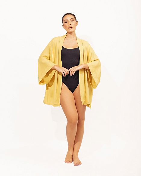 KIMONO TRIO MOSTARDA 