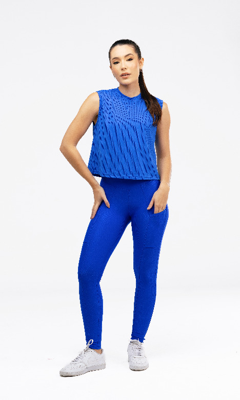 REGATA LIV AZUL DRY FIT 