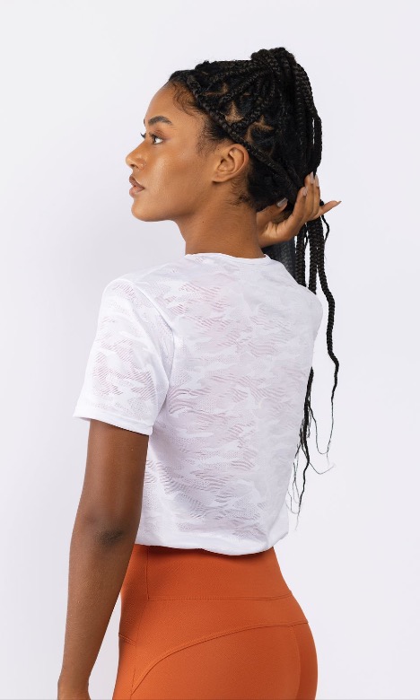 CAMISA NEW LIFE BRANCA CAMUFLAGEM 