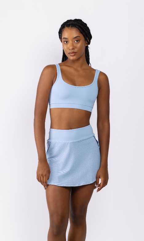 CONJUNTO SHORT SAIA SUN AZUL ICE 