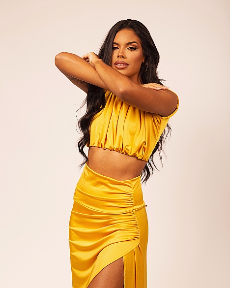 Top Kiara Amarelo